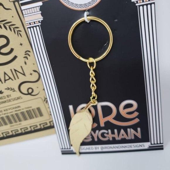 Fairyloot Lore Alexandra Bracken Bind Your Fate To Mine Keychain NEW - Picture 2 of 5